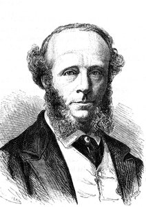 Edward Orange Wildman WITEHOUSE (1816-1890), Atlantik ötesi telgraf kablosunda çalışan İngiliz elektrik mühendisi. Gravür 1868 by French School