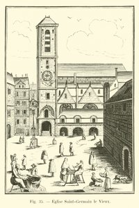 Saint Germain le Vieux Kilisesi by French School