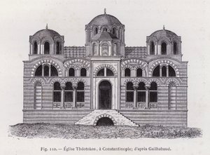 Eglise Theotokos, bir Konstantinopolis; d