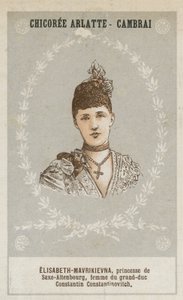 Elisabeth-Mavrikievna, Saxe-Altenburg Prensesi, Büyük Dük Konstantin Konstantinoviç