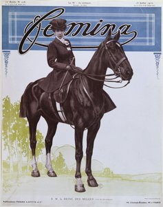 Elisabeth (1876-1965) Belçika Kraliçesi, Femina Dergisi
