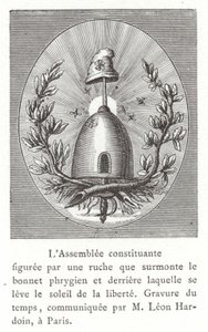 Kurucu Meclis Amblemi, Fransız Devrimi by French School