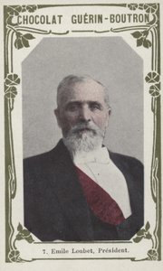 Emile Loubet, Başkan (renkli fotoğraf) by French School