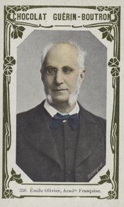 Emile Olivier, Academie Française (renkli fotoğraf) by French School