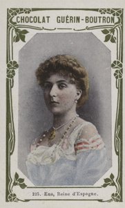 Ena, Reine dEspagne (renkli fotoğraf) by French School
