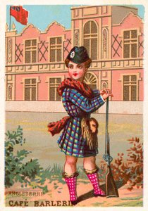 İngiltere (kromolitho) by French School
