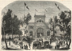Edmond Texier 1852 tarafından “Tableau-de-Paris” de gravür by French School