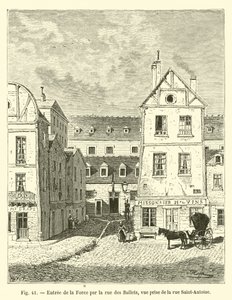Rue des Ballets tarafından Gücün girişi, rue Saint-Antoine