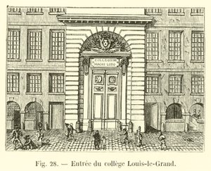Louis-le-Grand kolejine giriş by French School