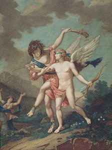 Godefroy tarafından oyulmuş Madness liderliğindeki Eros by French School