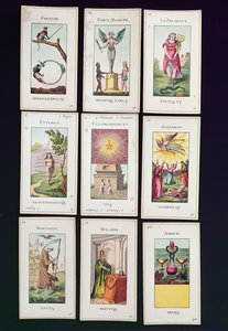 Etteilla Tarot kartları by French School