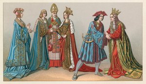 Avrupa XV-XVI. Yüzyıl Kostümü by French School