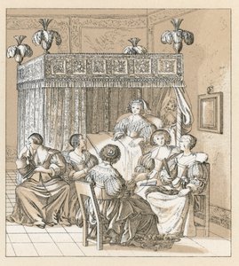 Avrupa XVII.Yüzyıl Kostümü by French School