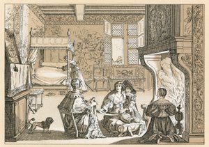 Avrupa XVII.Yüzyıl Kostümü by French School