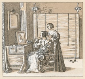 Avrupa XVII.Yüzyıl Kostümü by French School