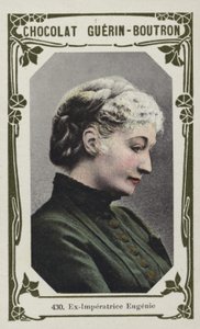 Ex-Imperatrice Eugenie (renkli fotoğraf) by French School