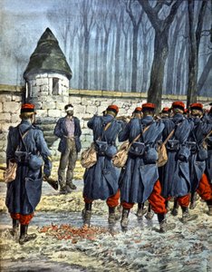 Bir Alman casusunun Fransız birlikleri tarafından infaz edilmesi by French School