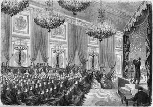Paris Liselerinin en iyi öğrencileri onuruna Henri Robin tarafından (1803-1874 dolaylarında) gerçekleştirilen fizik deneyleri, 27 Ocak 1865