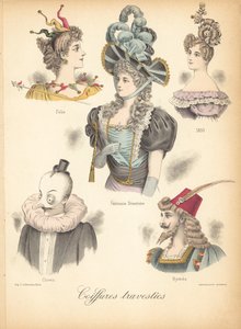 Sıra dışı saç stilleri by French School