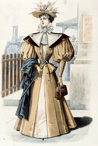Moda stili, 1895 by French School