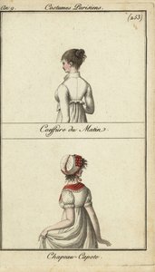 Modaya uygun saç ve şapka, Paris by French School
