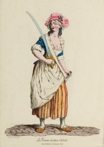Kadın Sans-Culotte, yaklaşık 1792 (gravür) by French School