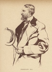 Ferdinand Bac, Fransız karikatürist (lito) by French School