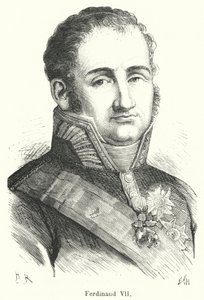 Ferdinand VII (gravür) by French School