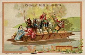 Feribot (kromolitho) by French School