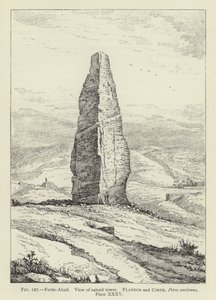 Feruz-Abad, yıkık kulenin görünümü by French School