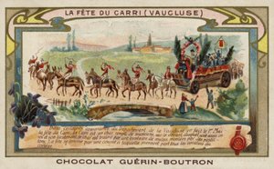 Carri Festivali, Vaucluse, Fransa (chromolitho) by French School