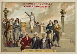 Fete de la Federation, Fransız Devrimi, 14 Temmuz 1790 by French School