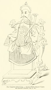 Geç İmparator Hien-Foung (gravür) by French School
