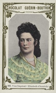 Avusturya Peri İmparatoriçesi Elisabeth (renkli fotoğraf) by French School