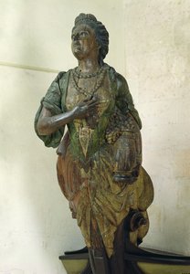 Figür başı (ahşap)