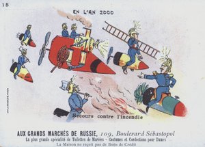 2000 yılında yangınla mücadele (renkli taş) by French School
