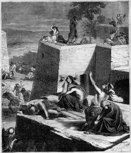 Birinci Haçlı Seferi (1096-1099): Alman Haçlı Seferleri Macarları ezerek şehirleri ateşe verdi. Maurice Lachatre