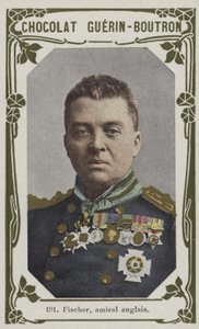 Fischer, İngiliz amiral (renkli fotoğraf) by French School