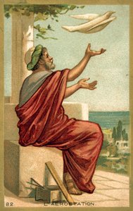 Uçuş (chromolitho) by French School