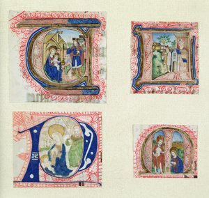 Magi, Beşik, Davut ve Bathsheba ve Bahçedeki İsa
