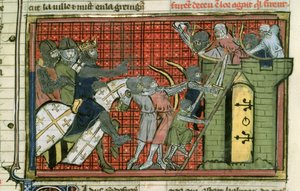 Fr 22495 f.36r Le Roman de Godefroi de Bouillon