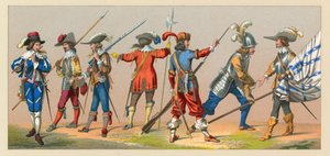 Fransa XVII-XVIII.Yüzyıl Kostümü by French School