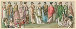 Fransa XVIII-XIXth Cent Kostüm by French School