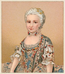 Fransa XVIII.Yüzyıl Kostümü by French School