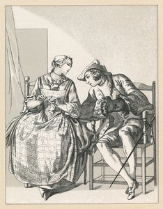 Fransa XVIII.Yüzyıl Kostümü by French School