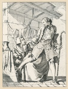 Fransa XVIII.Yüzyıl Kostümü by French School