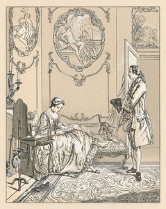 Fransa XVIII.Yüzyıl Kostümü by French School