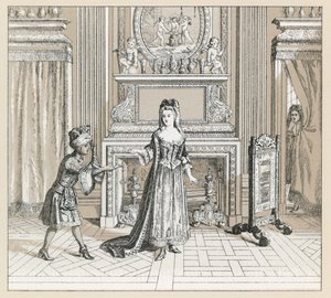 Fransa XVII.Yüzyıl Kostümü by French School