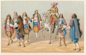 Fransa XVII.Yüzyıl Kostümü by French School