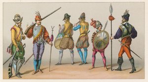 Fransa XVI. Yüzyıl Kostümü by French School